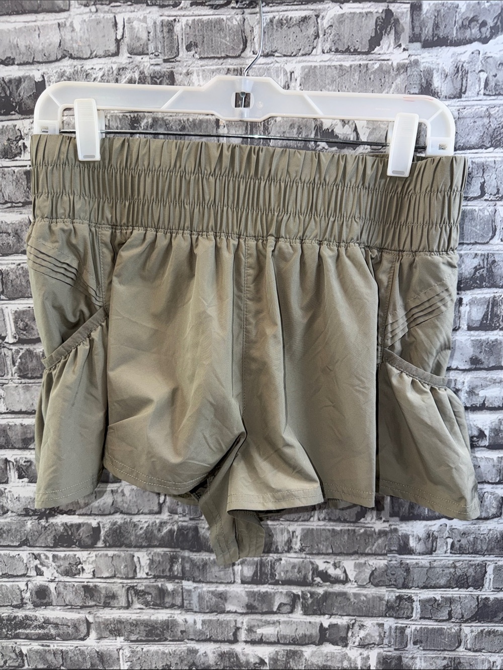 Free People Movement Elastic Waist Olive Green Women’s Shorts
